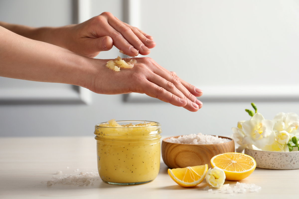 Handpeeling selber machen