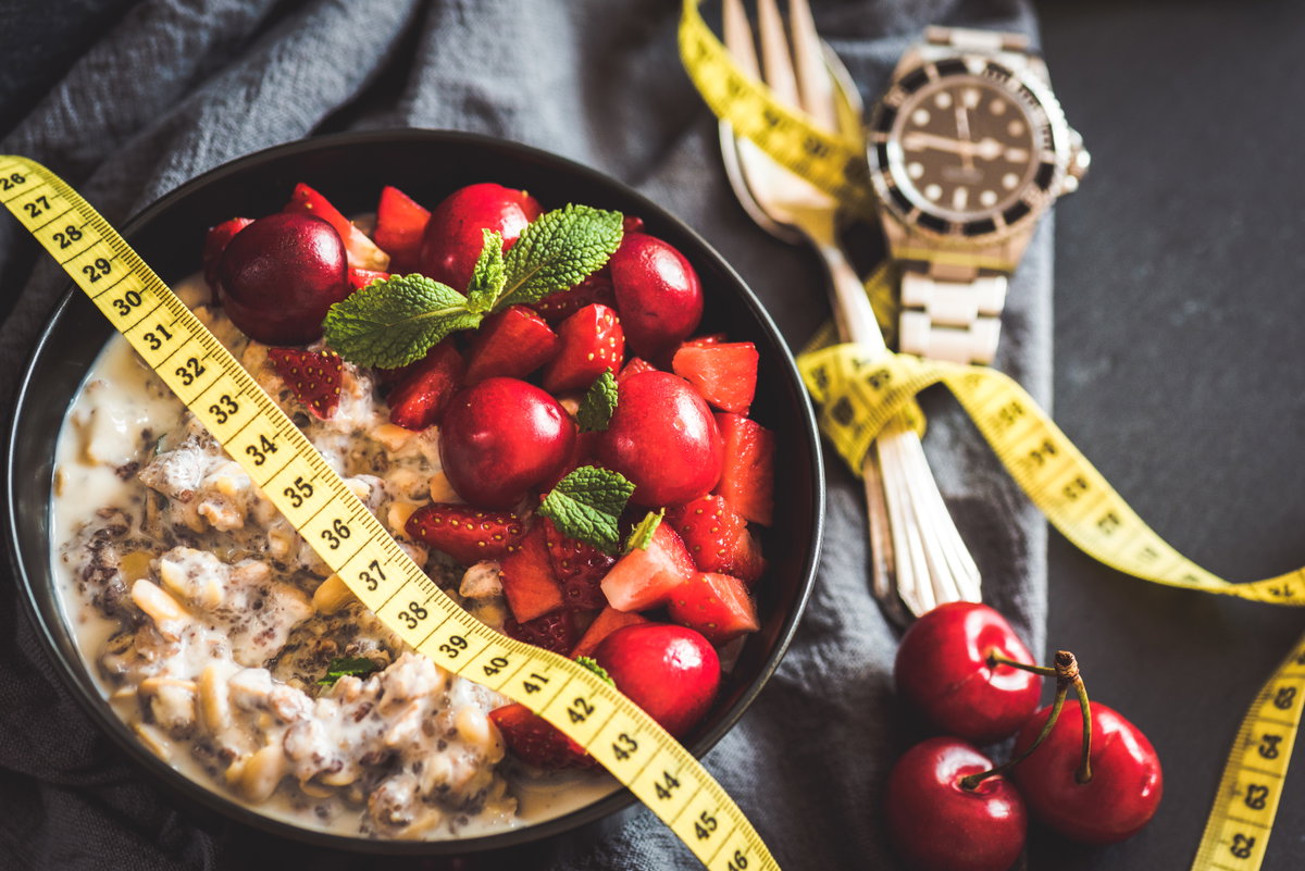 Oatmeal mit Uhr