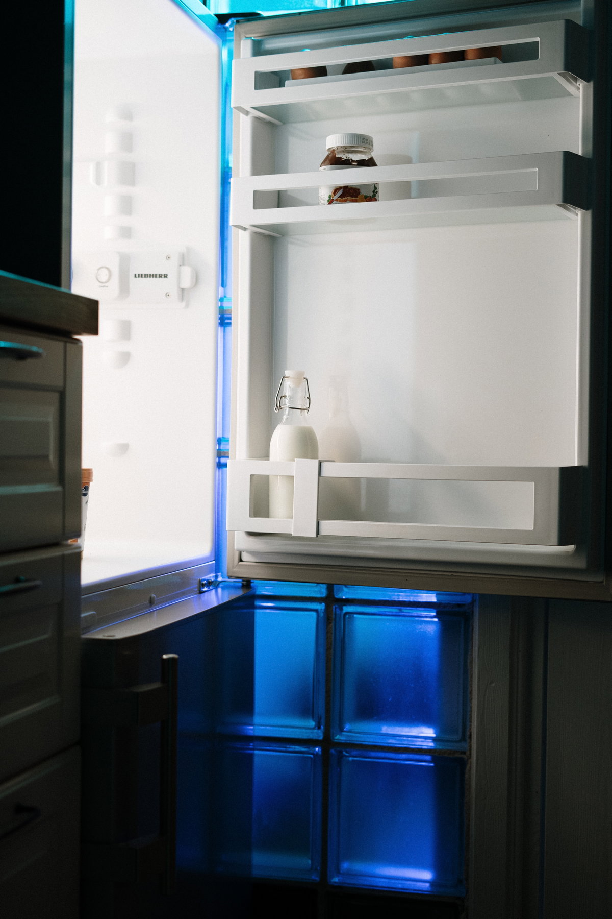 Falsche Lagerung Kühlschrank