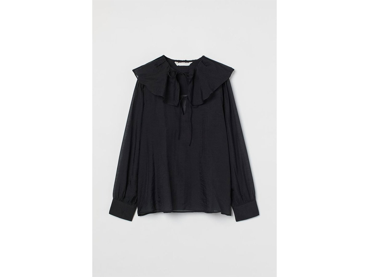 schwarze Bluse
