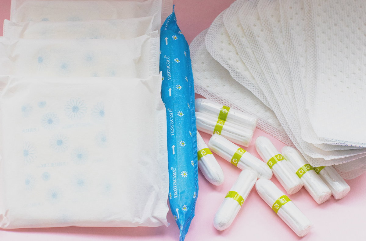 Tampons und Binden