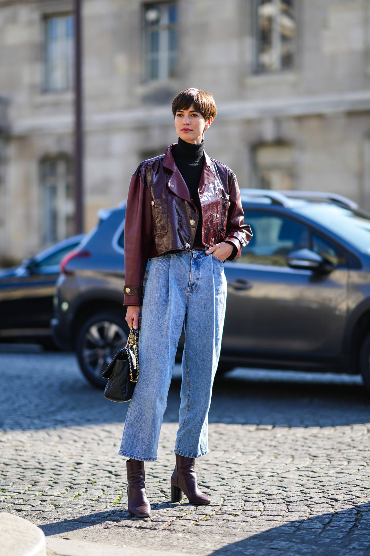 Cropped Jeans Stiefel
