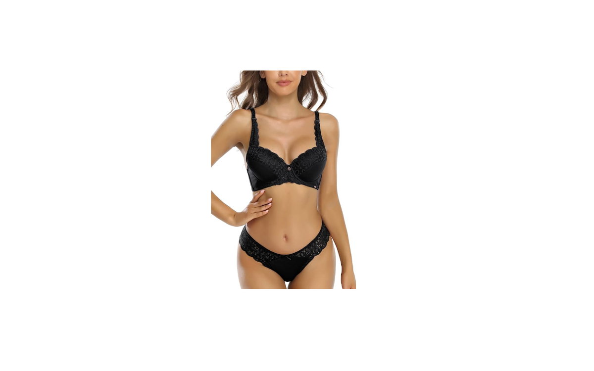 Frau in Dessous