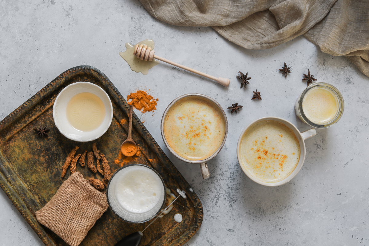 Goldene Milch Zutaten