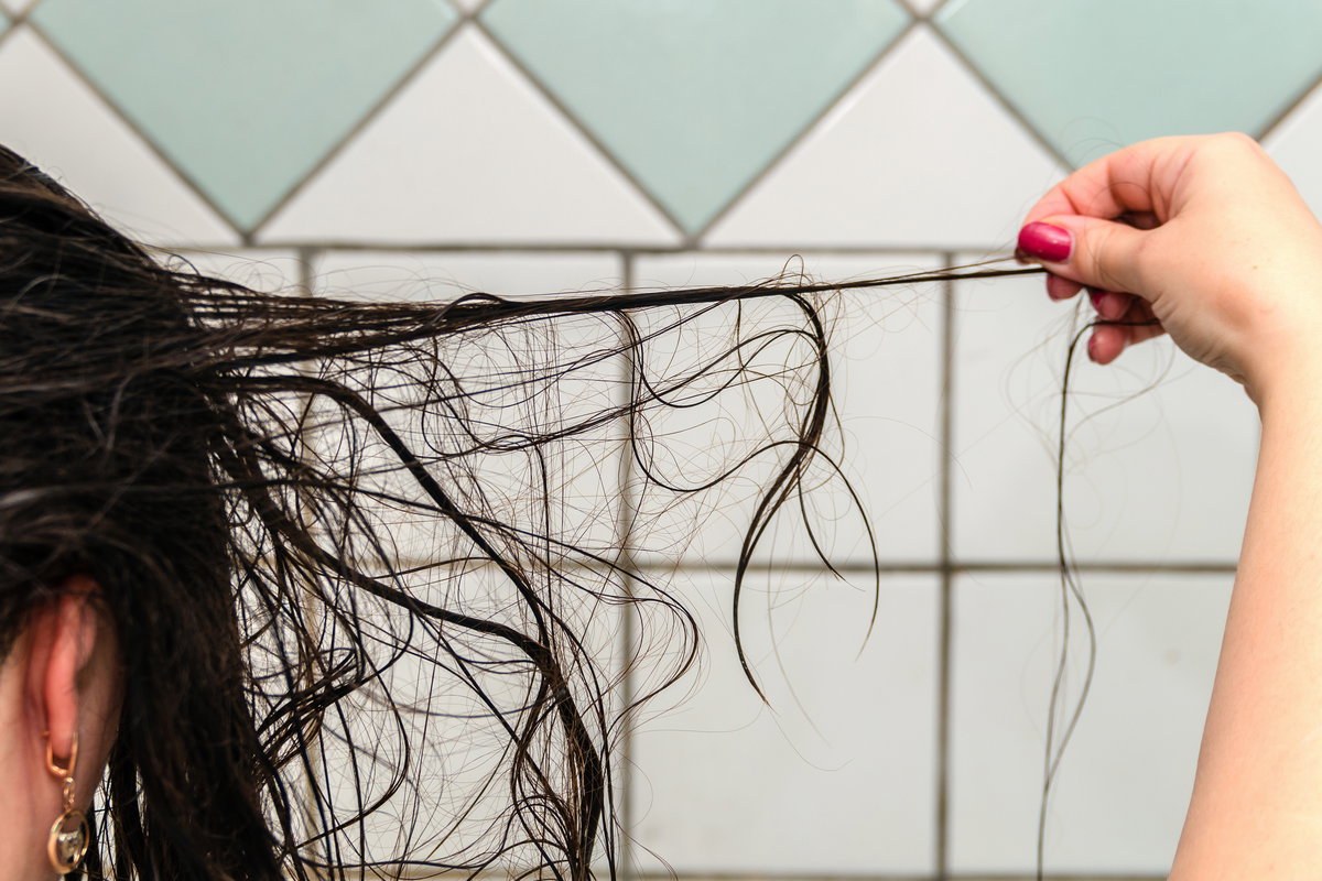 Nasse Haare