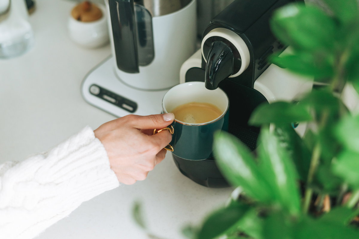 Kaffee wird gekocht