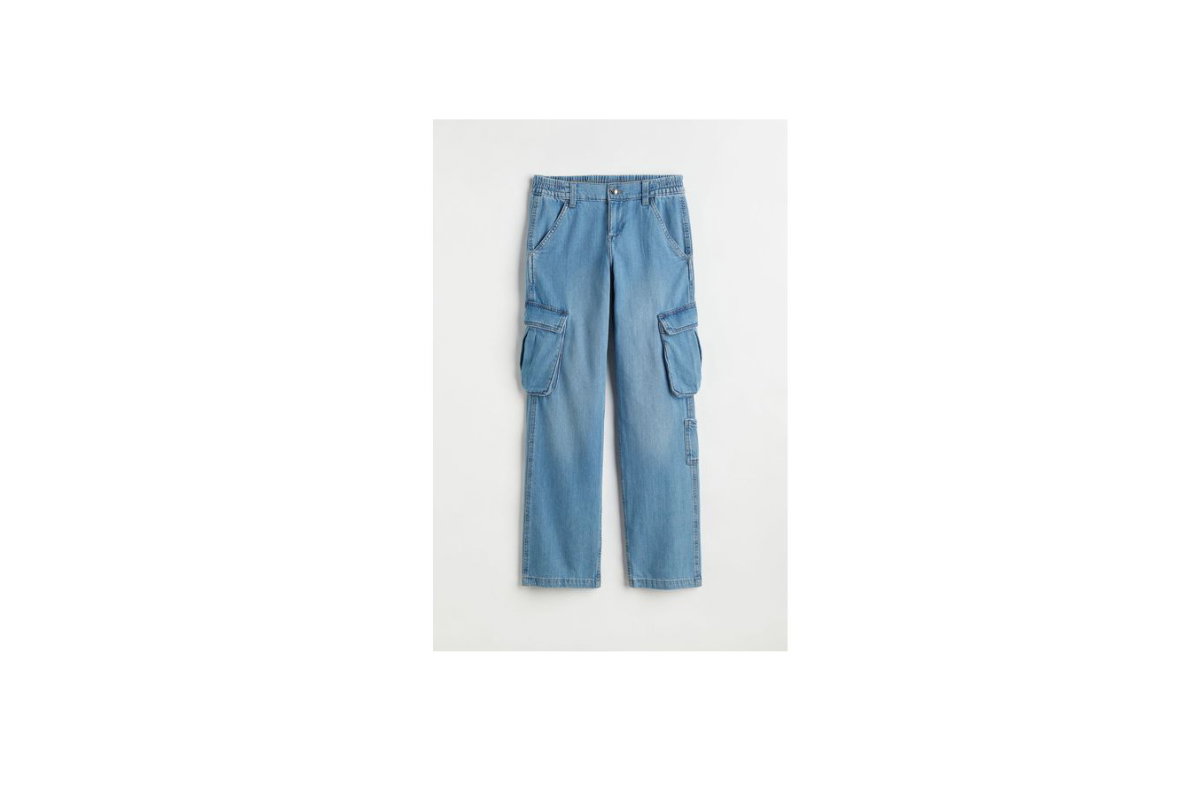 Blaue Hose
