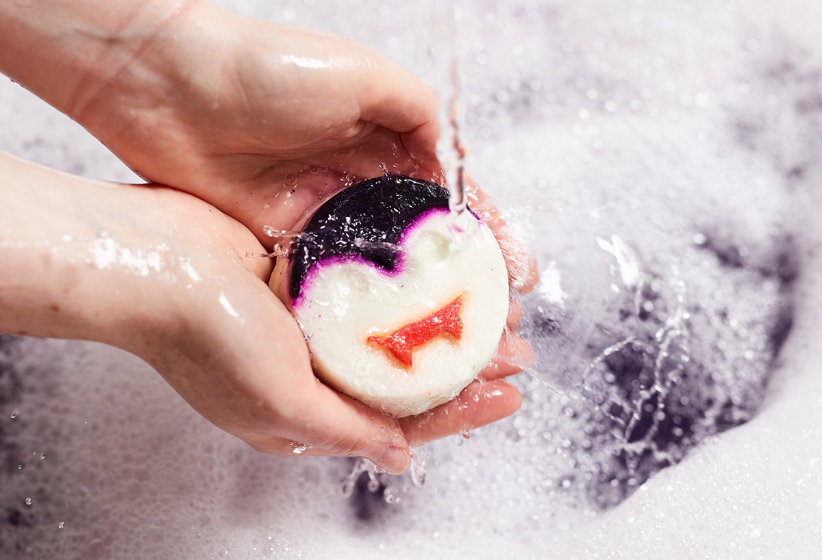 Badeseife in Form eines Vampirs