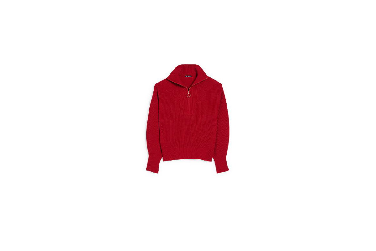 Roter Pullover