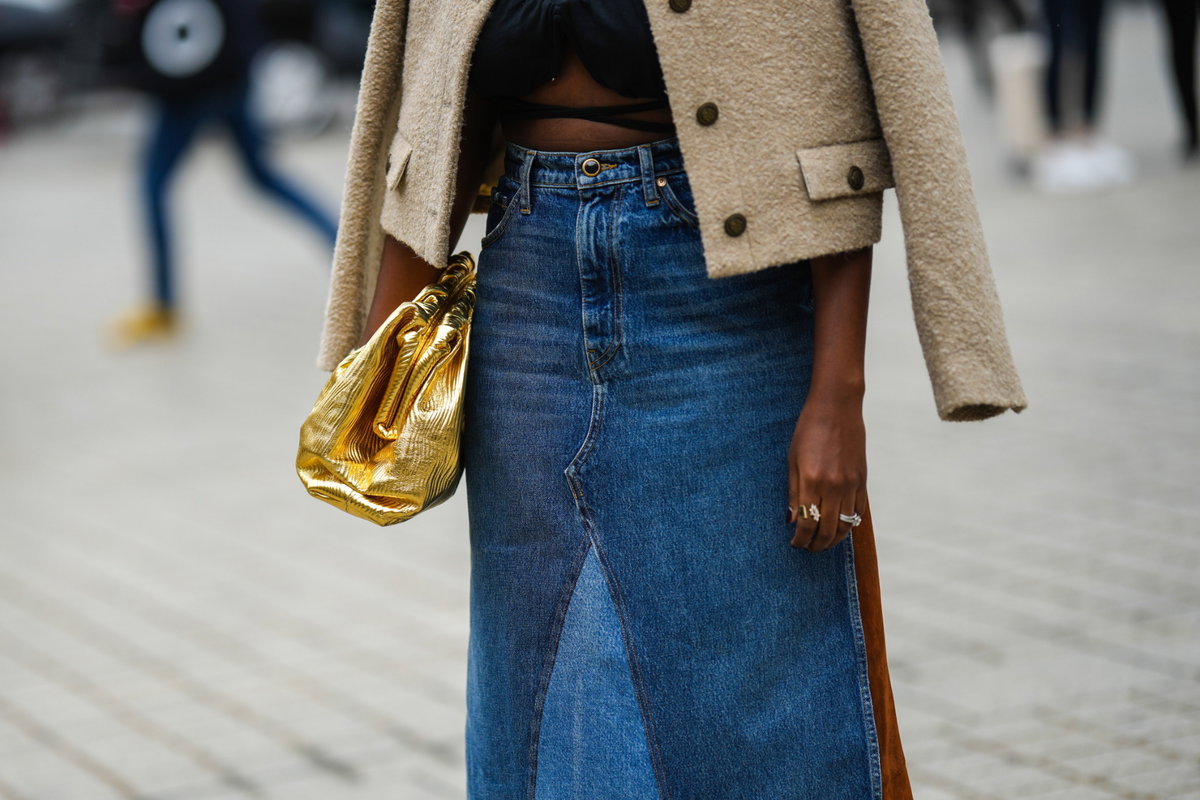 Jeansrock Streetstyle