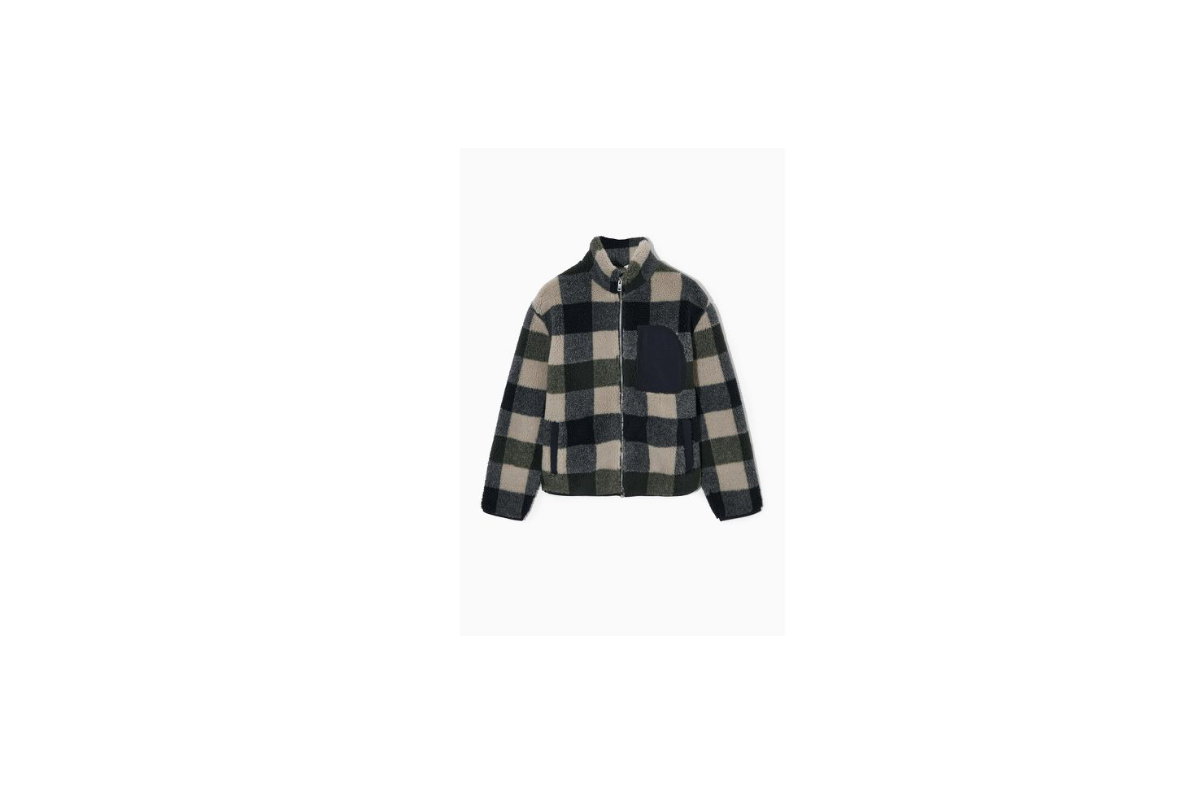 Karierte Jacke
