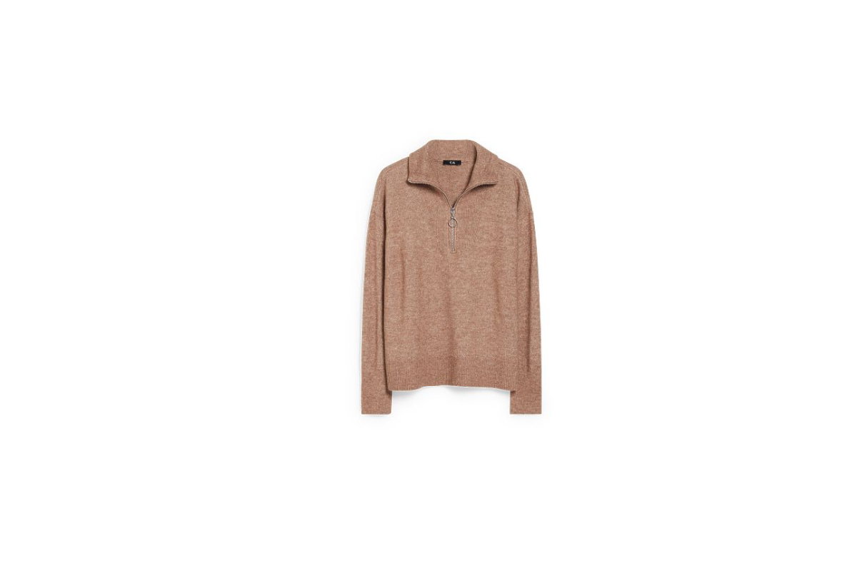 Brauner Pullover