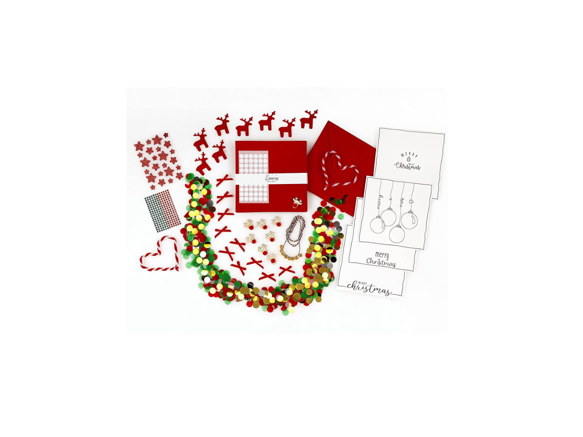 Weihnachtskarten-Bastelset von Loveria