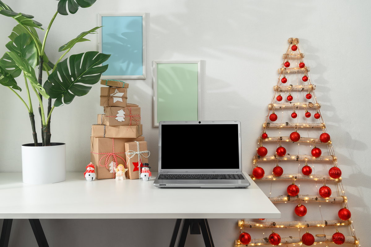 Selbst gemachter Weihnachtsbaum