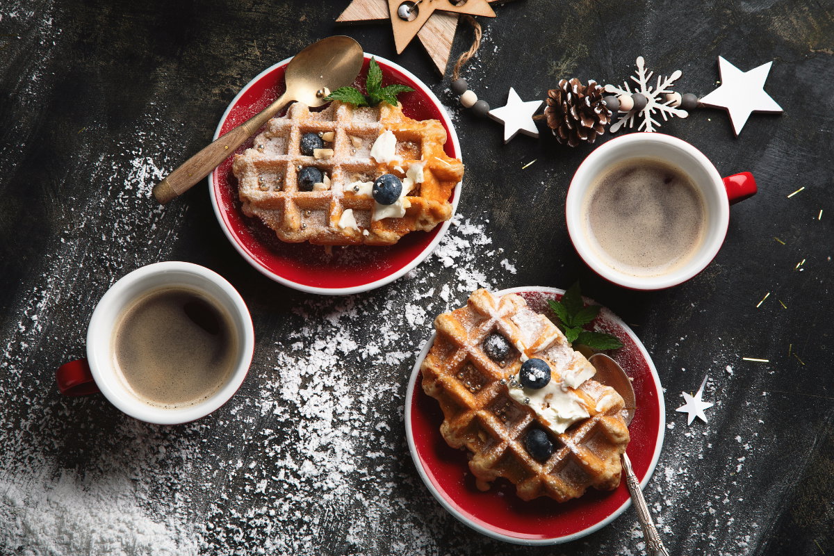 Weihnachten Waffeln