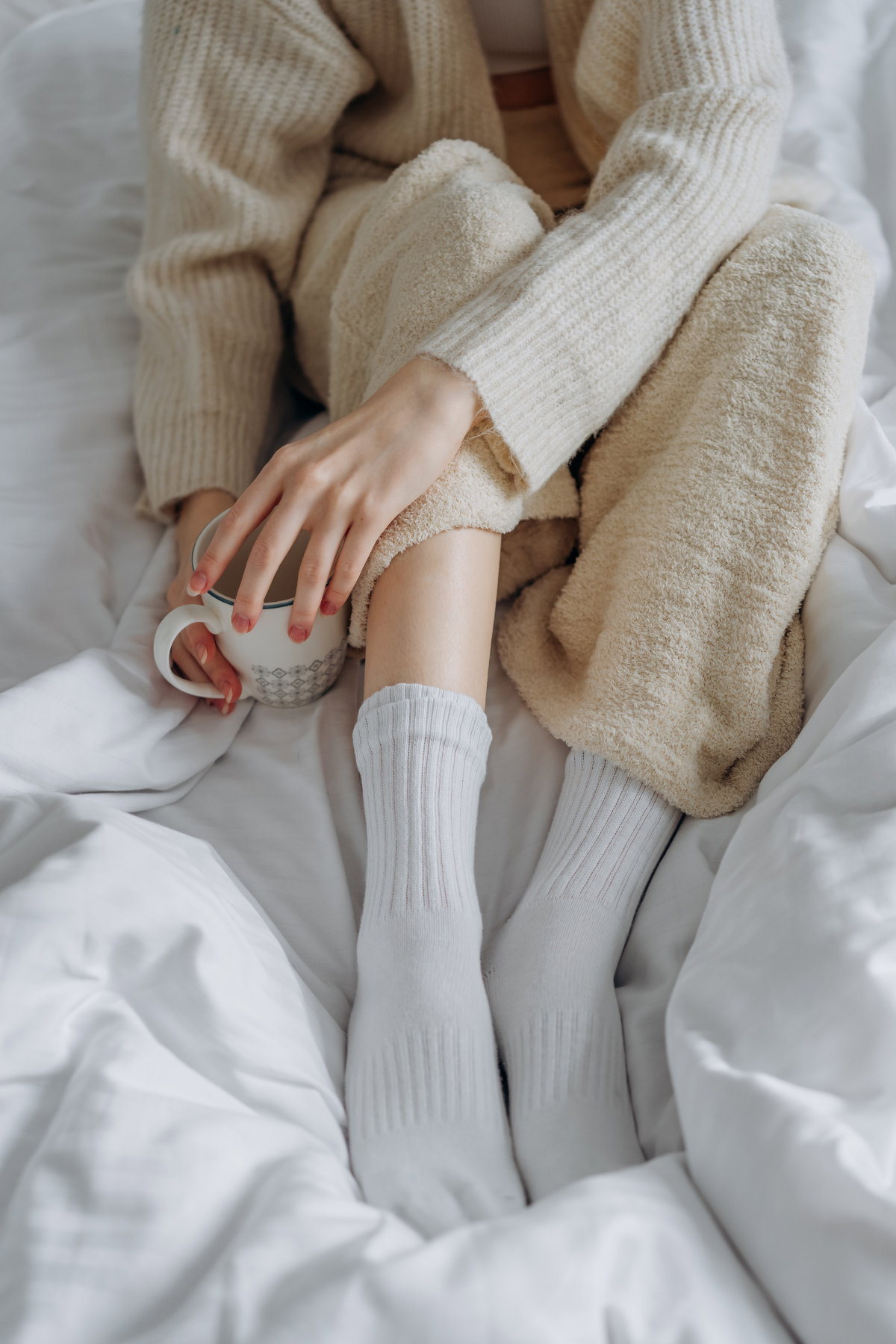 Füße mit Socken