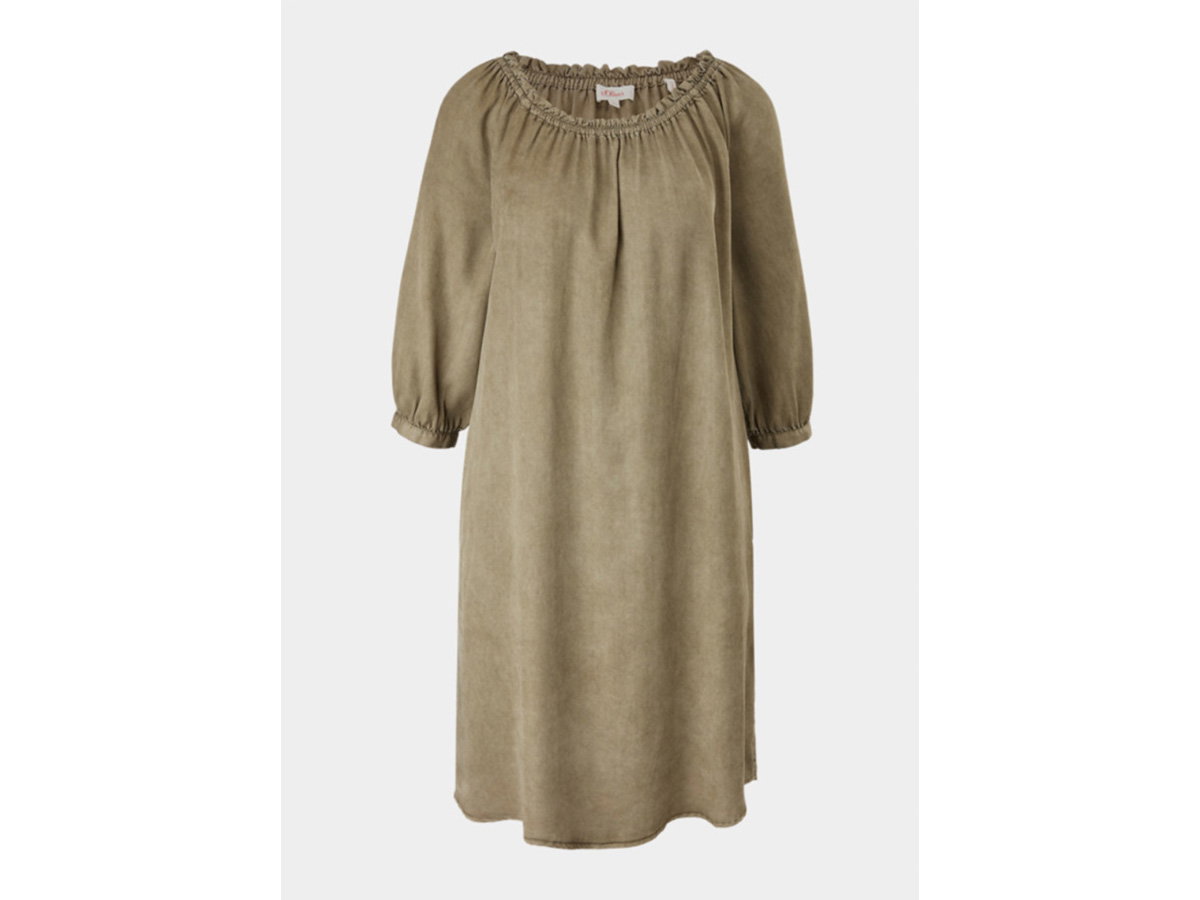 Kleid mit Raffung