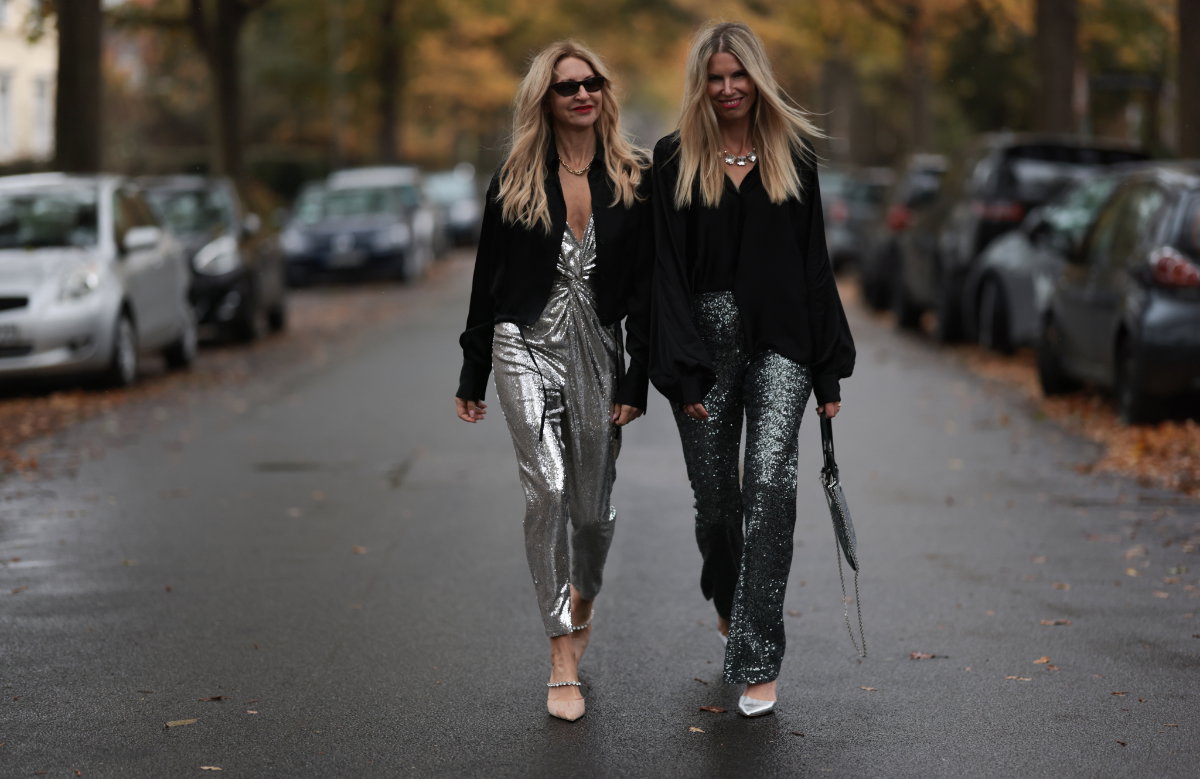 Glitzernde Outfits