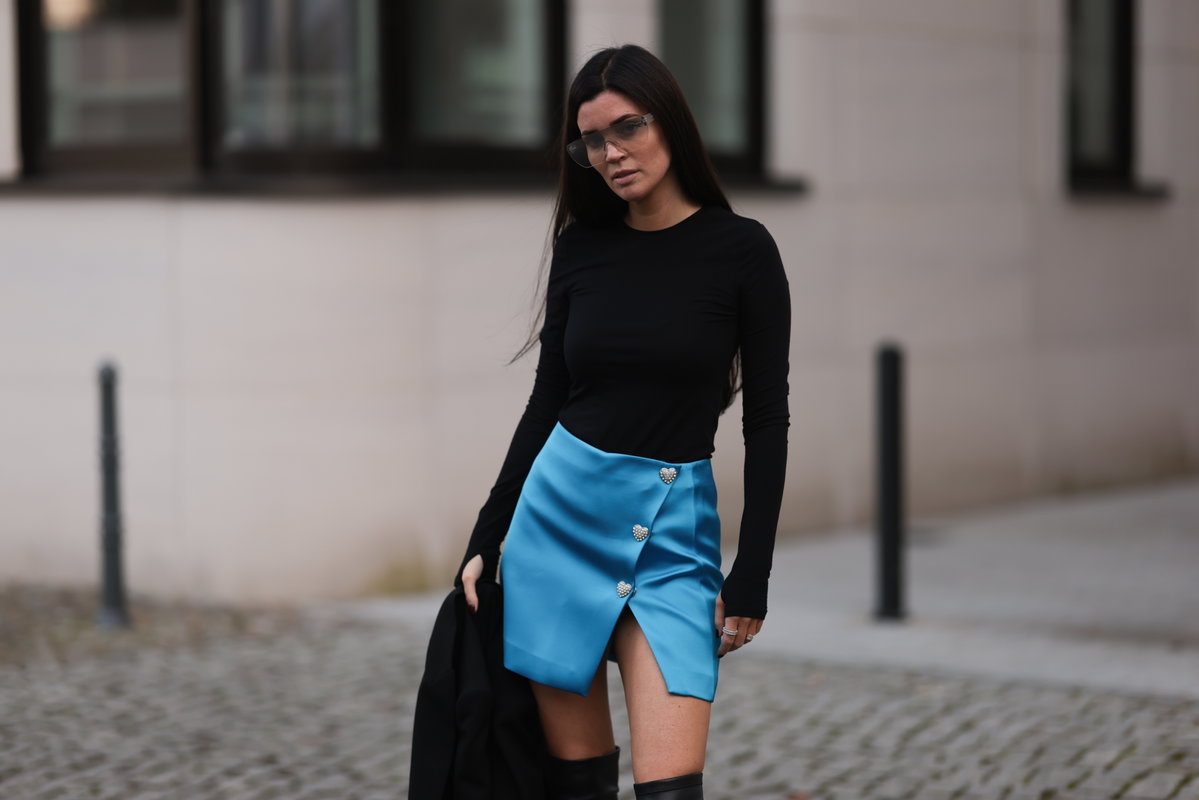 Blauer Rock