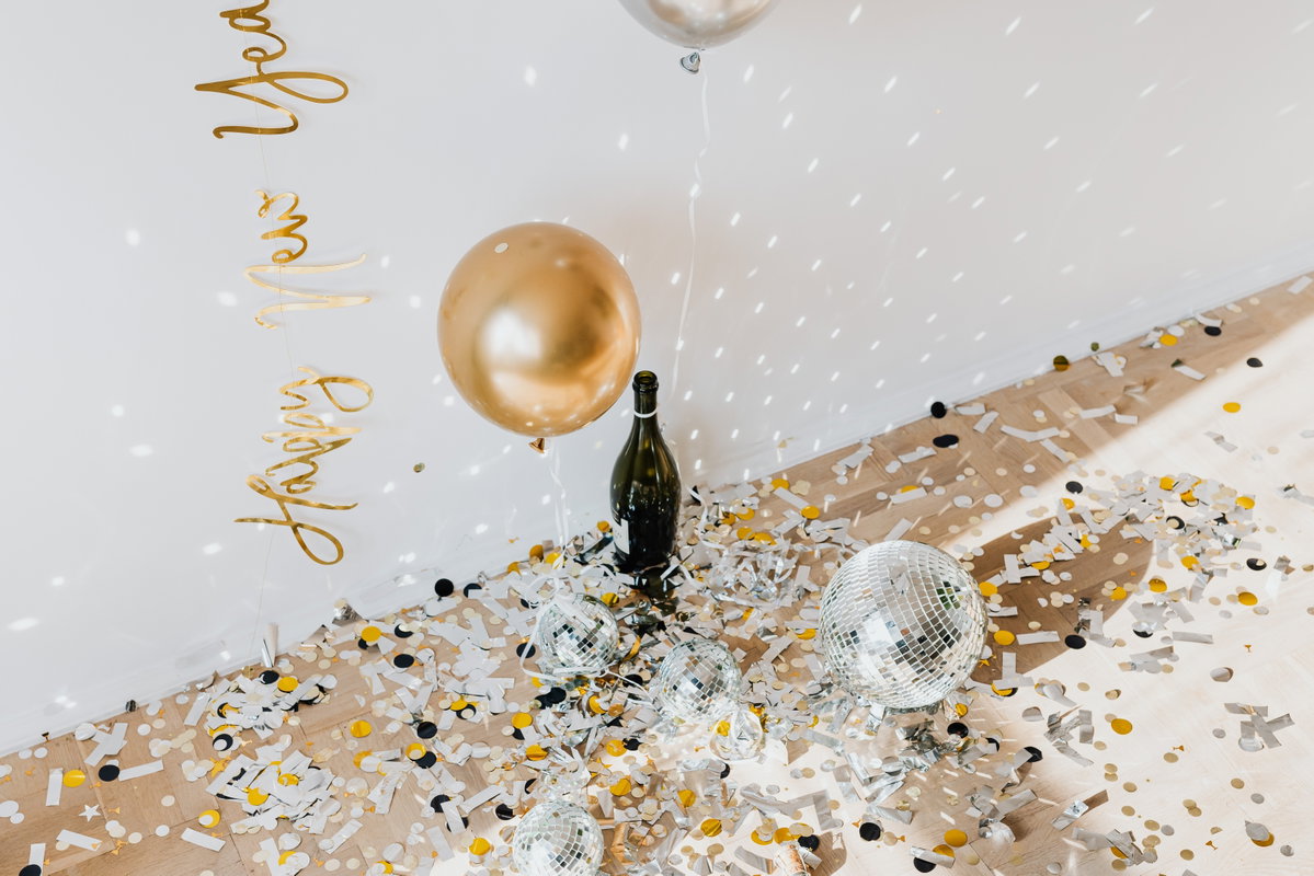 Silvesterdeko