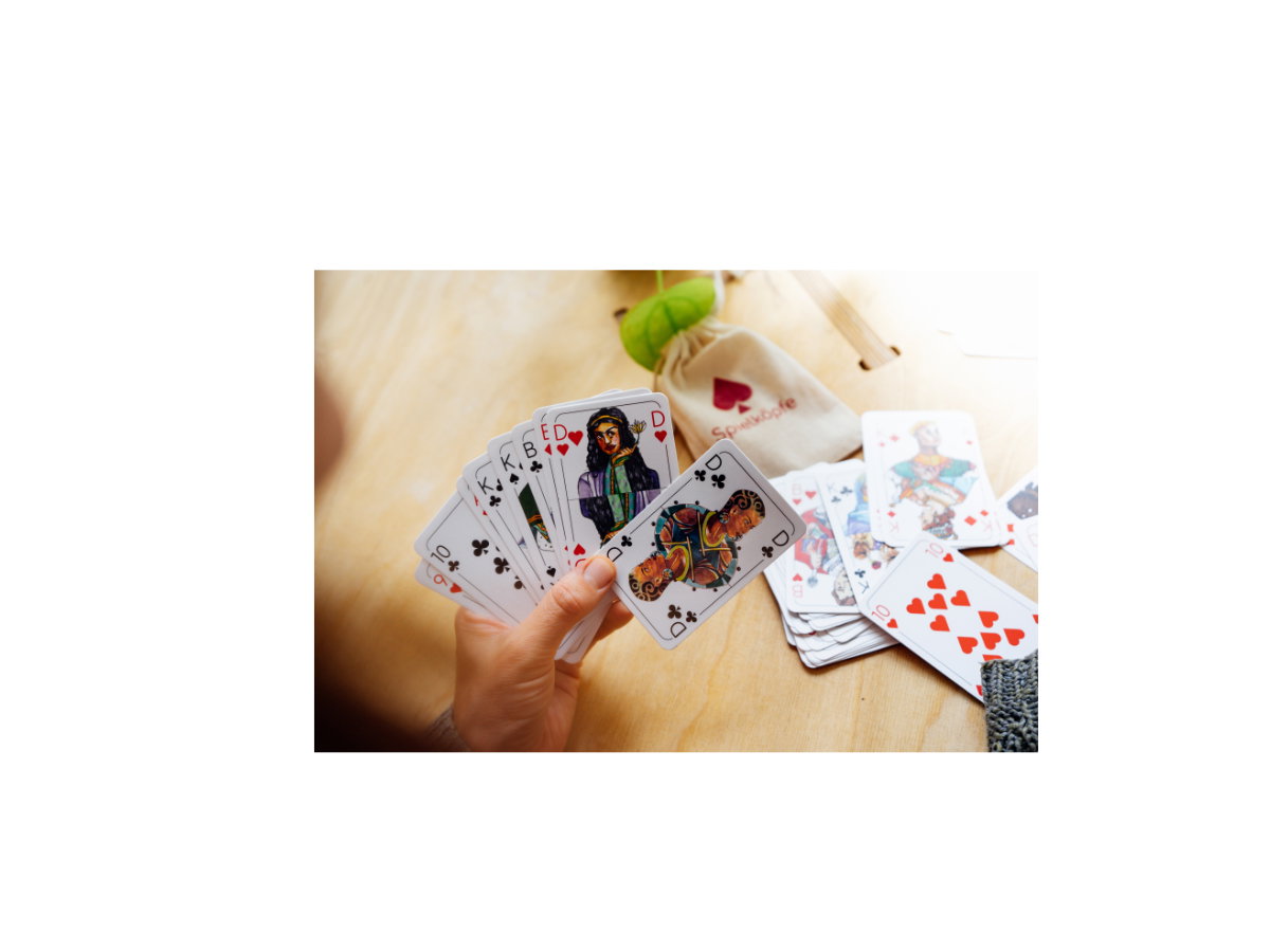 Spielköpfe Kartenspiel
