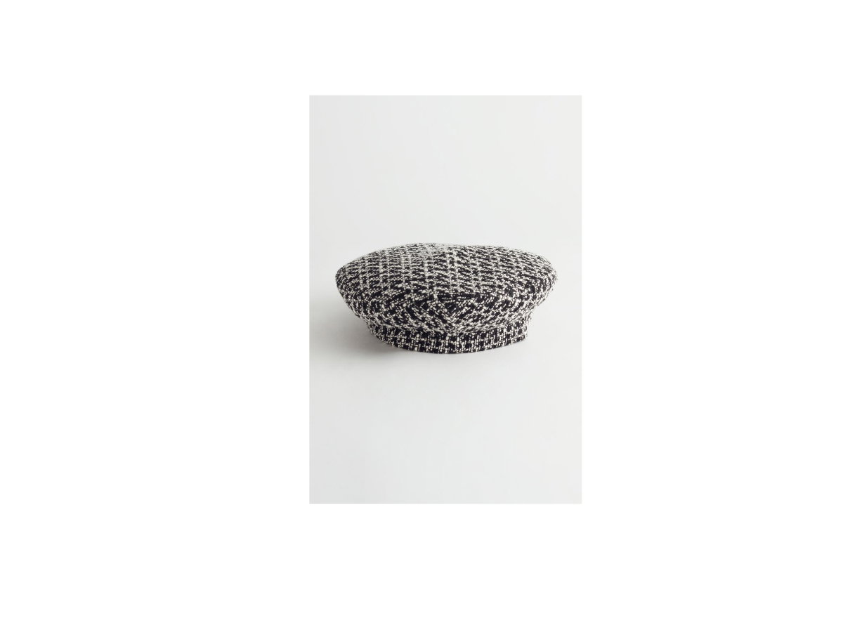 Baskenmütze Tweed