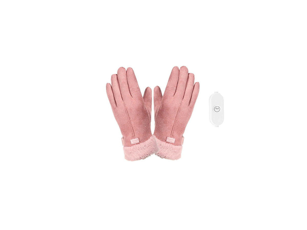 Beheizbare Handschuhe rosa