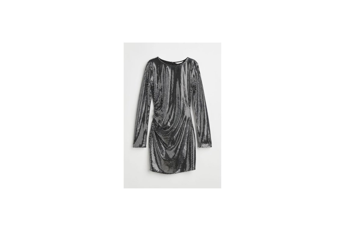 Silbernes Kleid