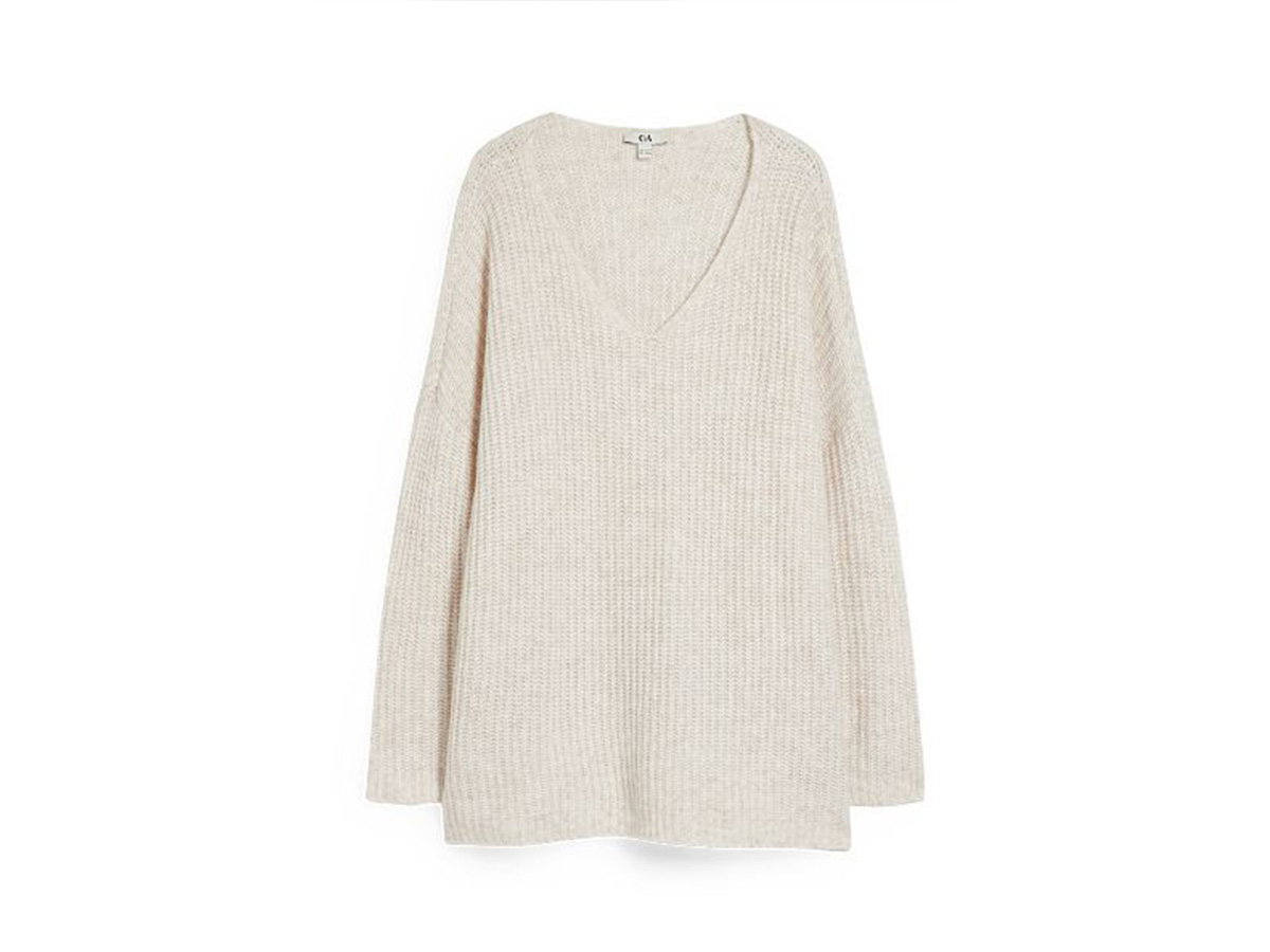 Beiger Pullover