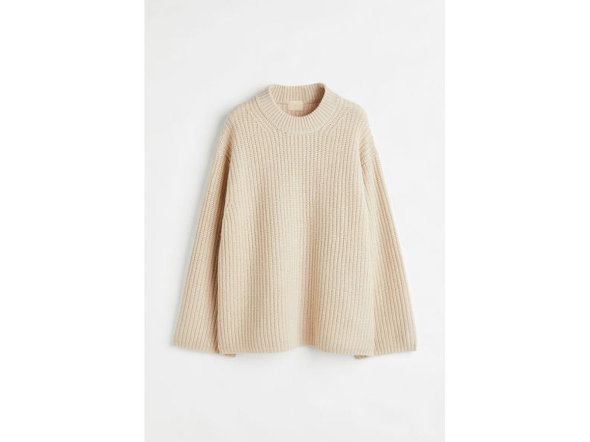 Oversize-Pullover aus Kaschmirmix