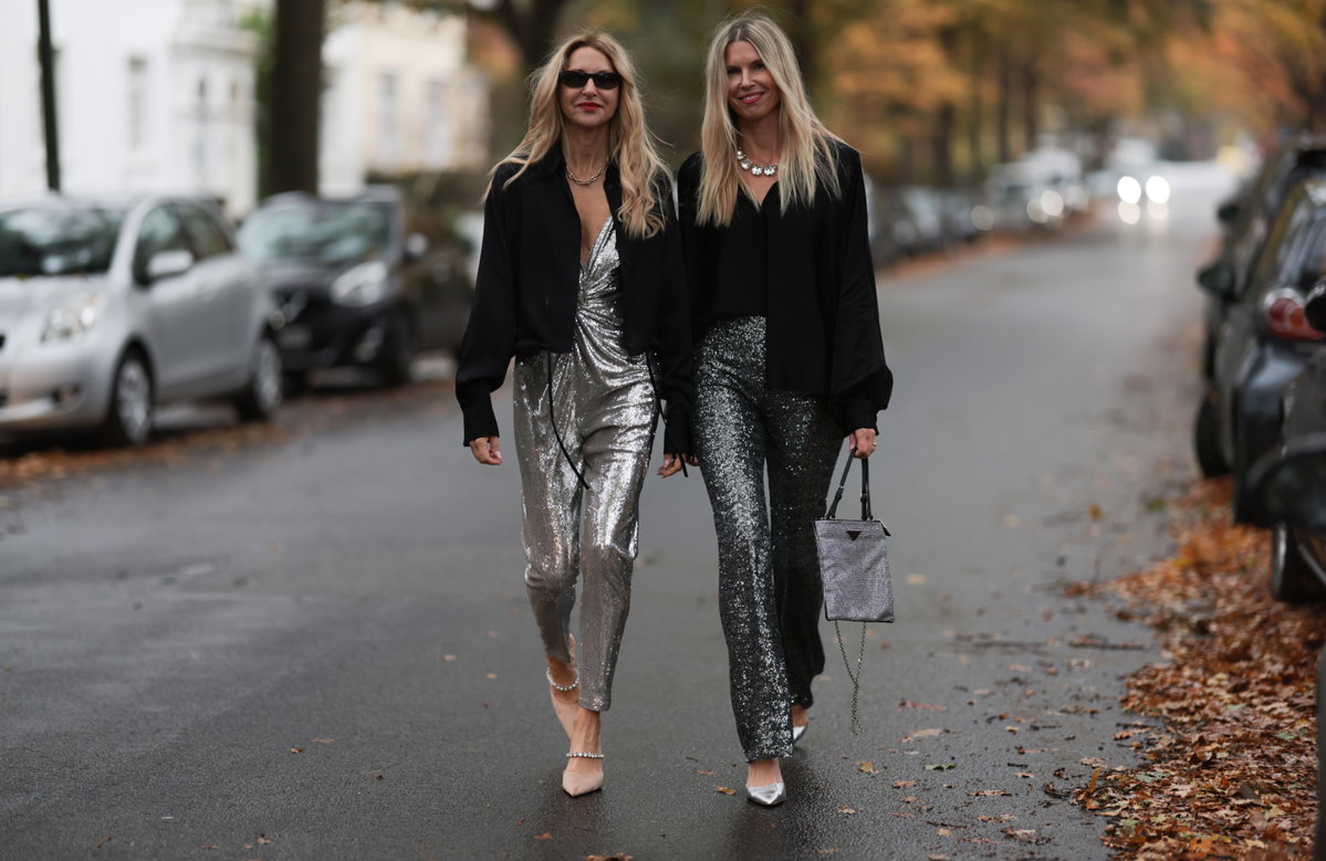 Silvester-Look Jumpsuit und Hose