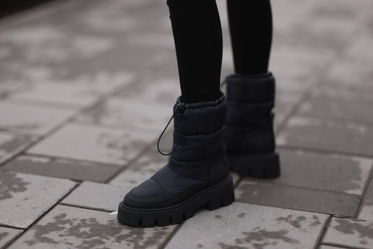 Schwarze Stiefel