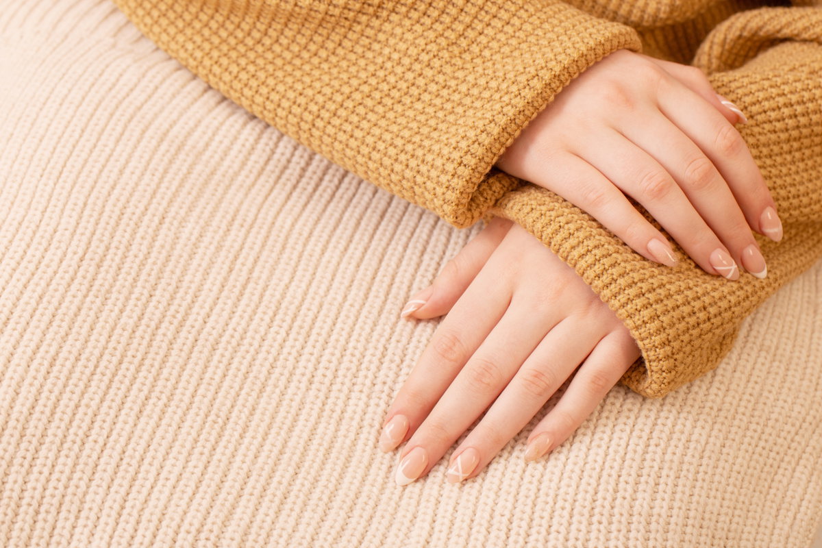Nagel-Trend "Sweater Nails"