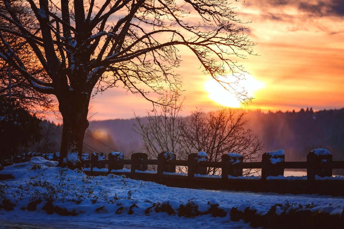 Sonne geht unter