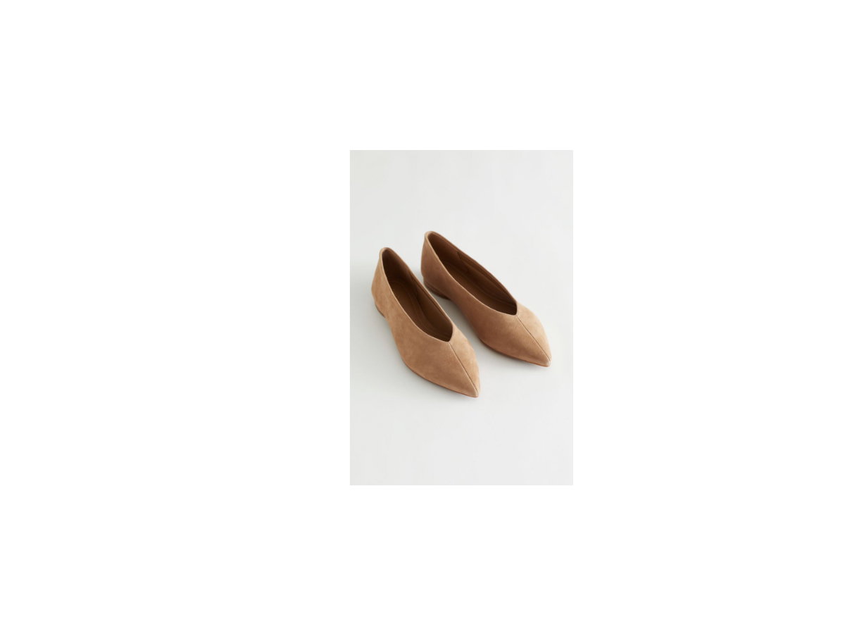 Ballerinas Veloursleder