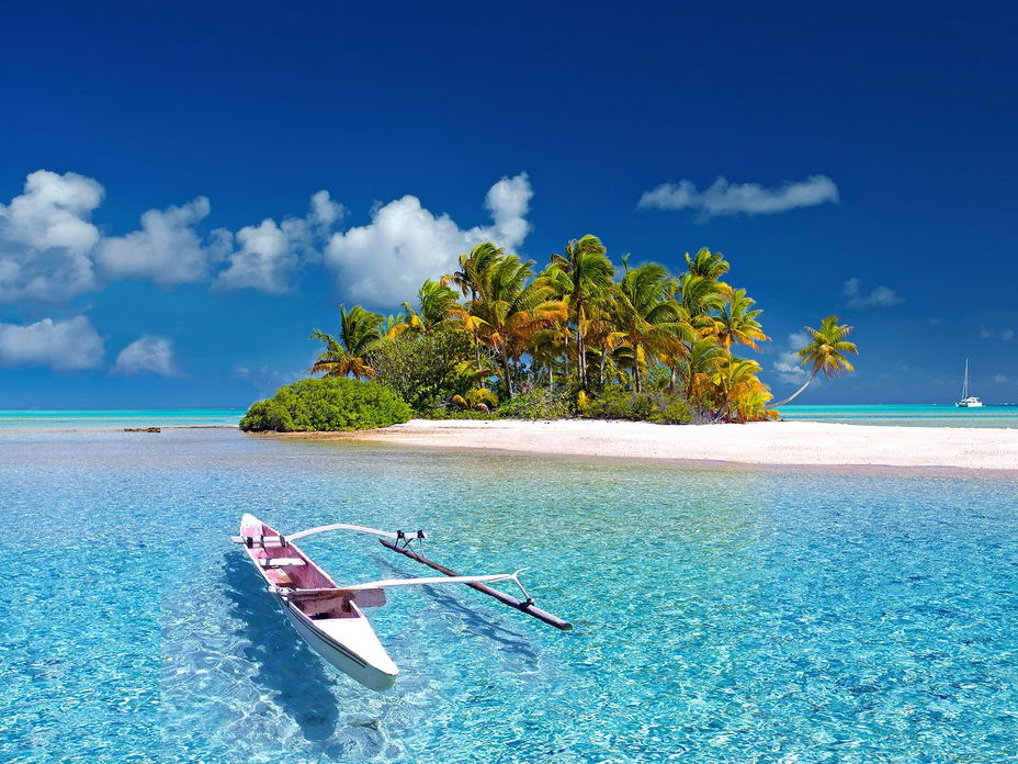 Trauminsel und Meer
