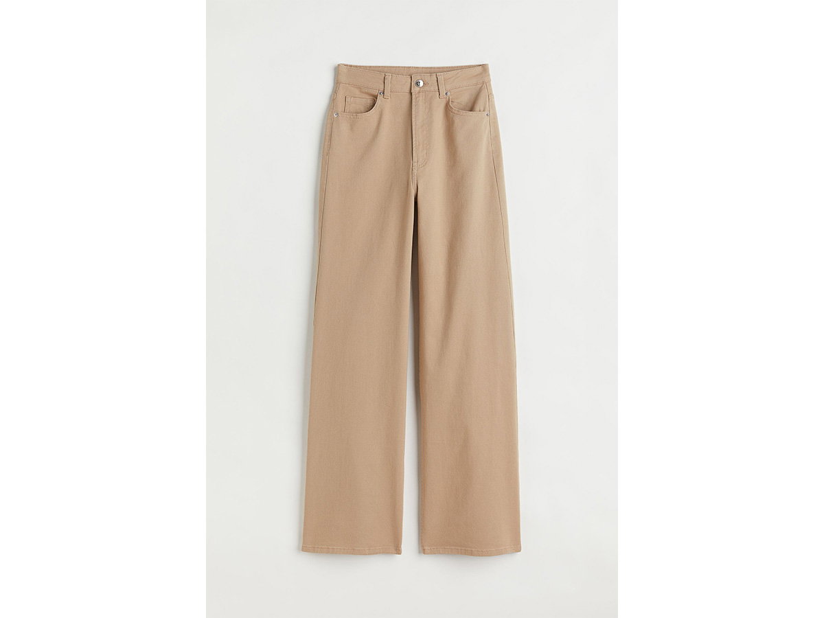 Weite Twillhose