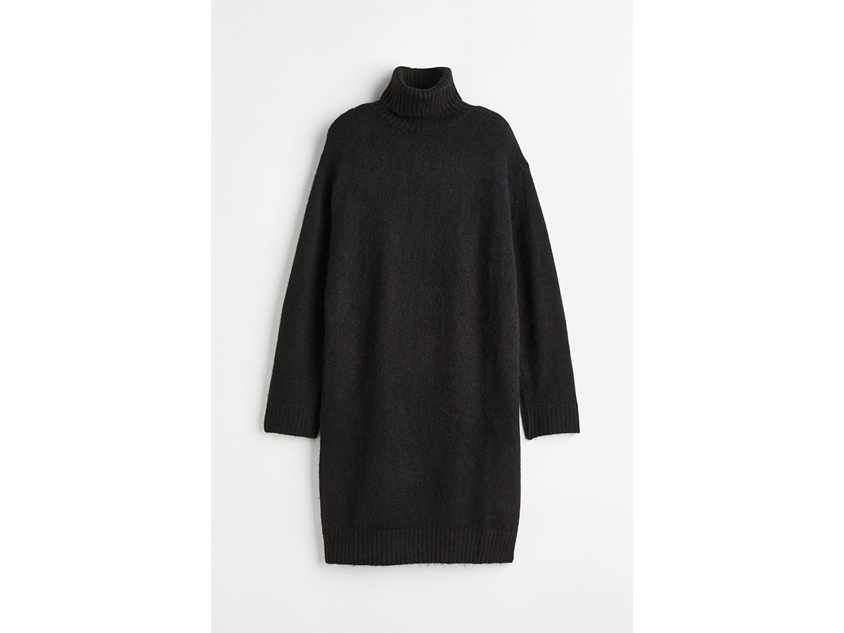Strickkleid mit Rollkragen