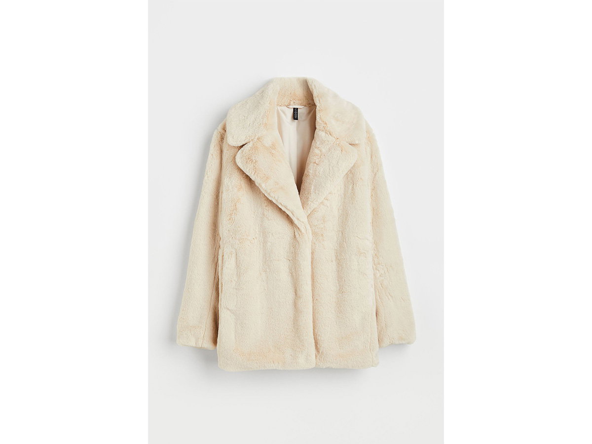 Einreihige Teddyjacke
