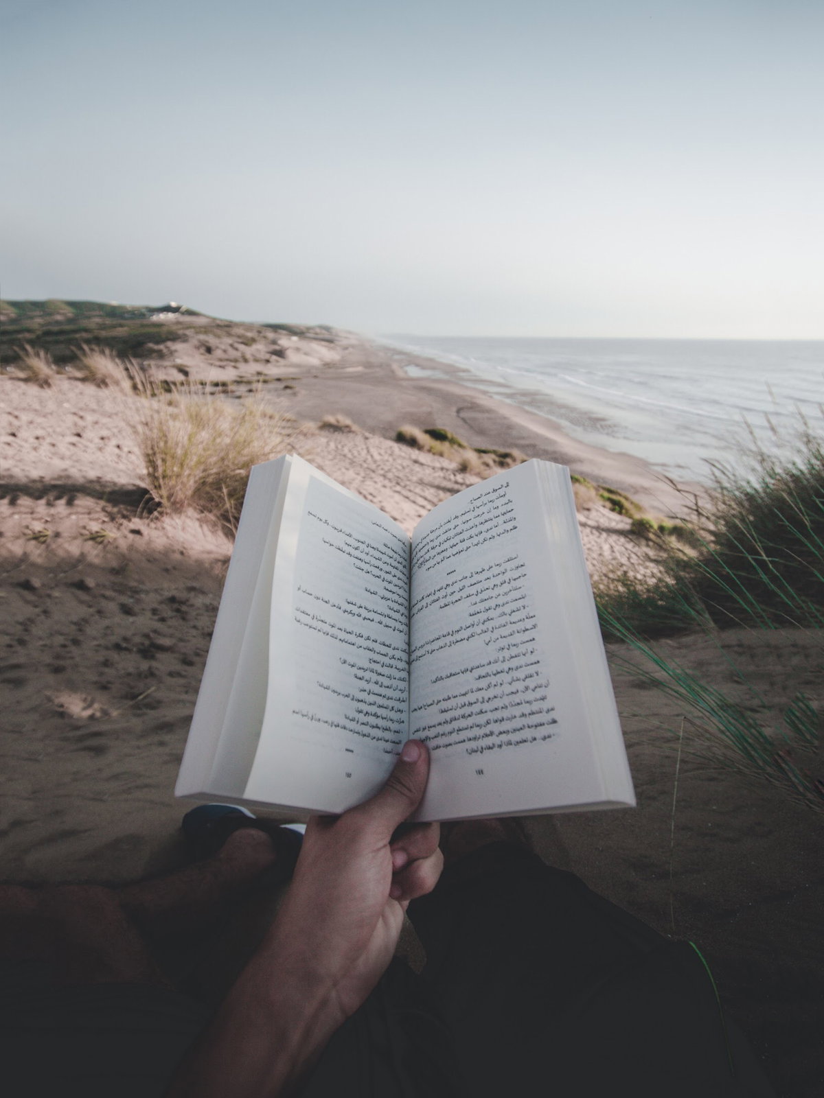 Lesen am Strand