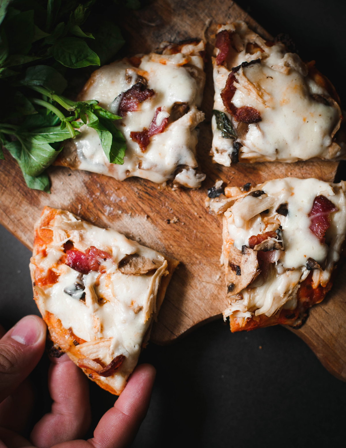 Pizza auf Pizzastein
