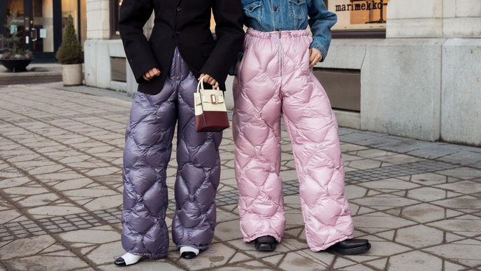 Hot or Not? "Puffer Pants" ist der umstrittenste Hosen-Trend 2023