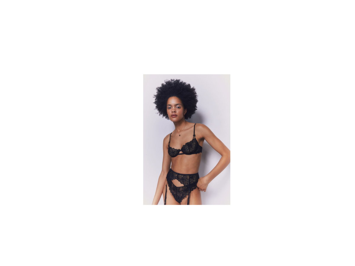Schwarze Spitze Set H&M