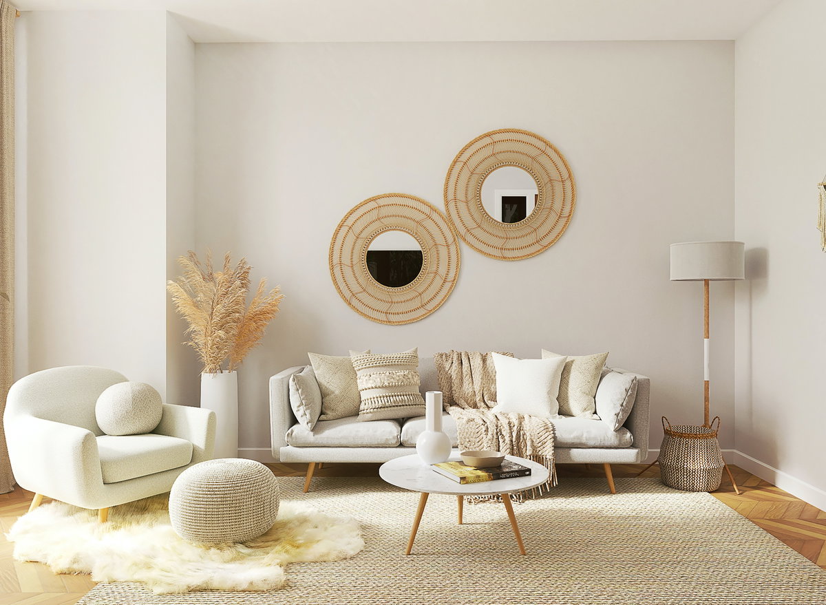 Beige Einrichtung