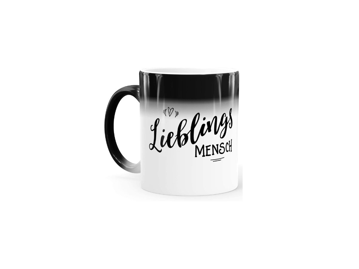 Farbwechsel-Tasse "Lieblingsmensch"