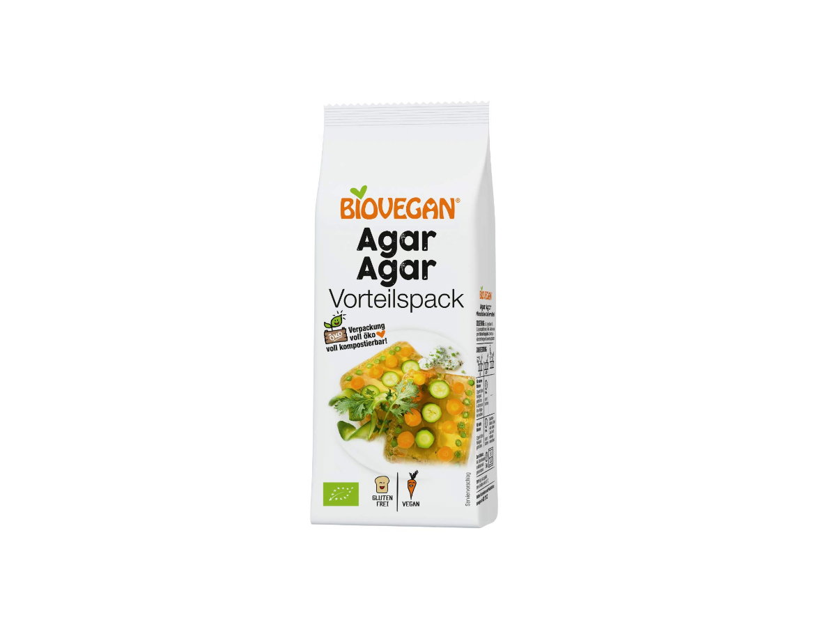 100 g pflanzlicher Gelatine-Ersatz von Biovegan