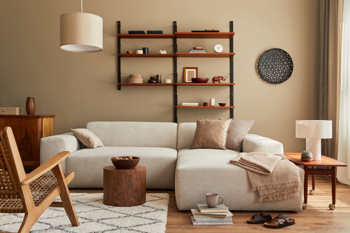 Braune Wohnung