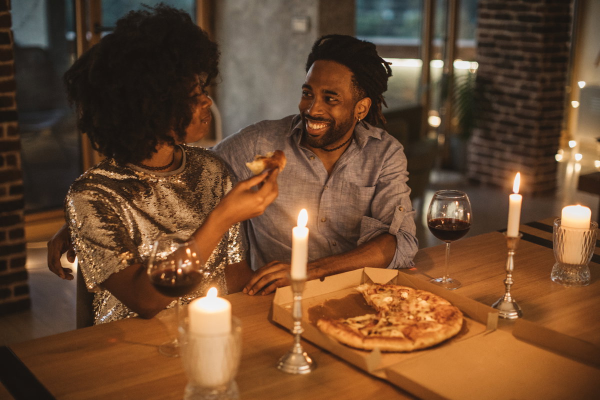 Erstes Date Zuhause