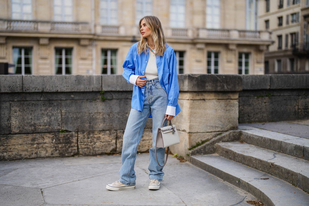 Xenia Adonts in Jeans