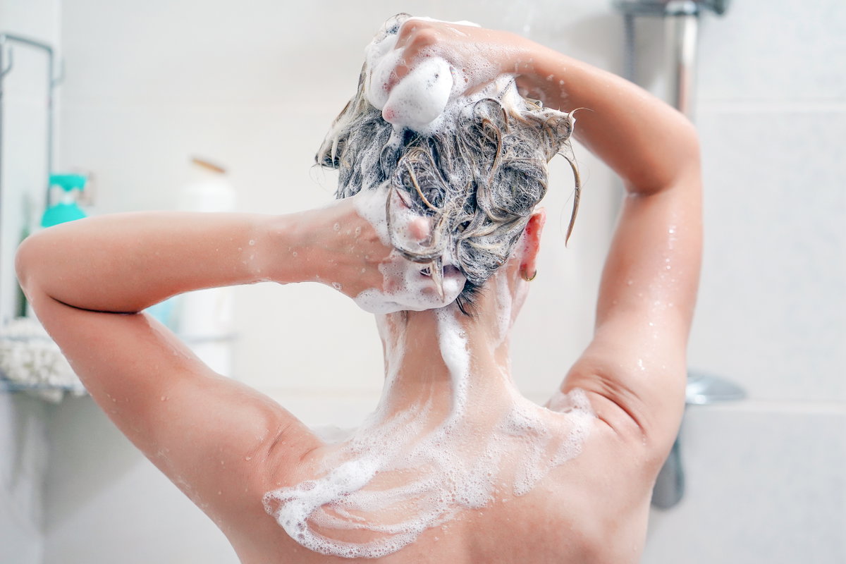 Haare waschen